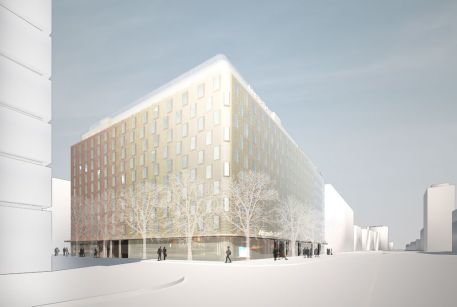 Wettbewerb Fassade Hotel Alexander Parkside in Berlin