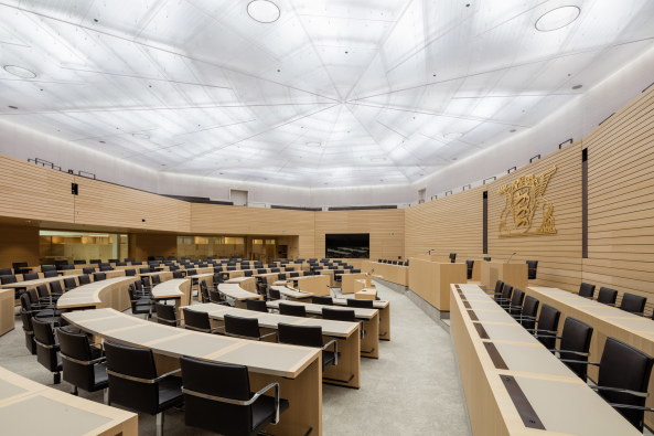 Licht im Landtag