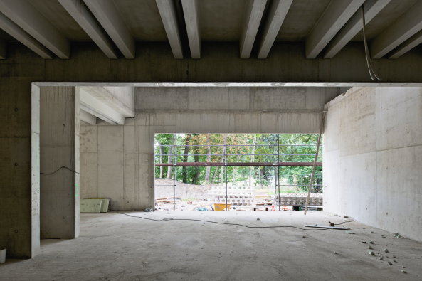 Bauhaus im Rohbau