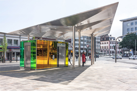 Premiumhaltestelle Münsterplatz Mainz
