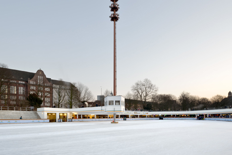 Historische Eisbahn im 