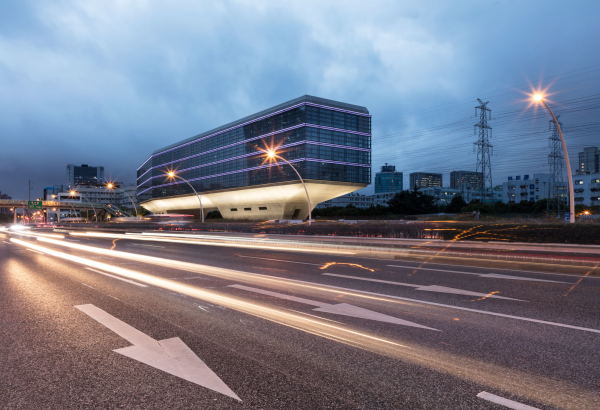 Arbeiten an der Autobahn