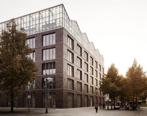 Gewächshaus auf dem Jobcenter
