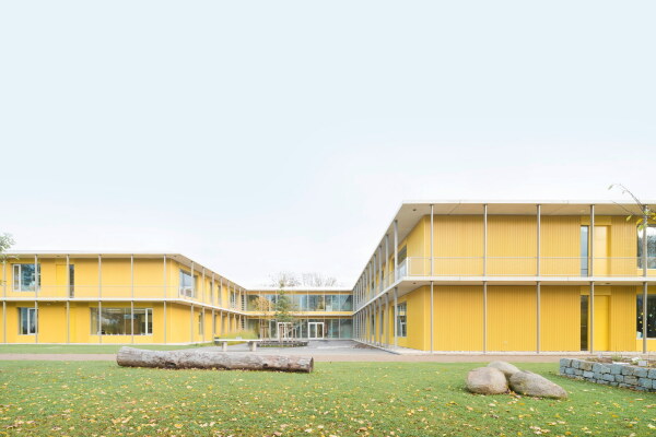 Integrierende Pavillonstruktur