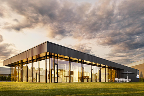 Neubau Ausstellung, Logistik und Verwaltung | Mäder Office GmbH