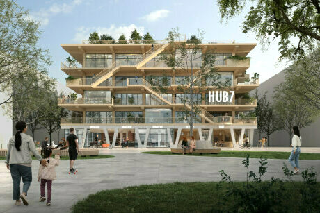 Mobility Hub im Entwicklungsgebiet Oberbillwerder in Hamburg