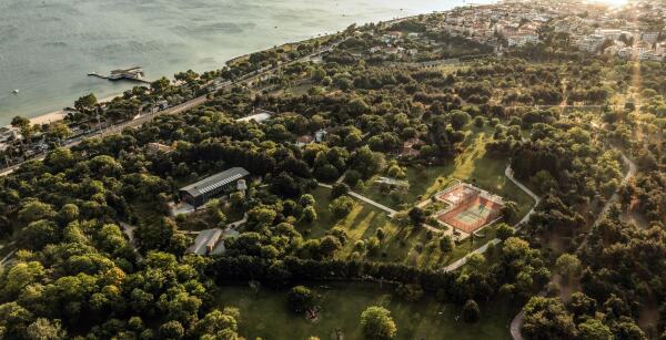 Entprivatisierter Park